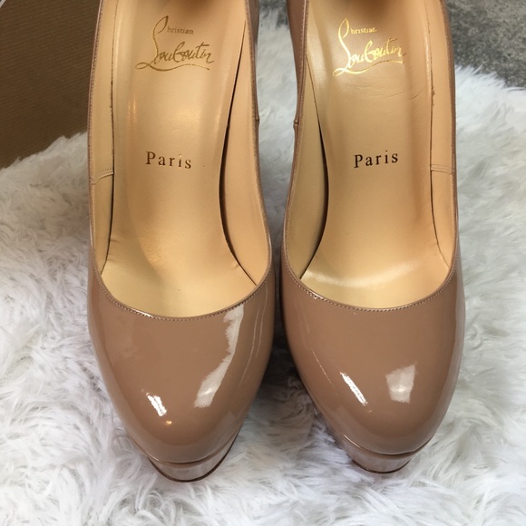 Christian Louboutin Bianca 140 Nude Patent 37 - Picture 3 of 8